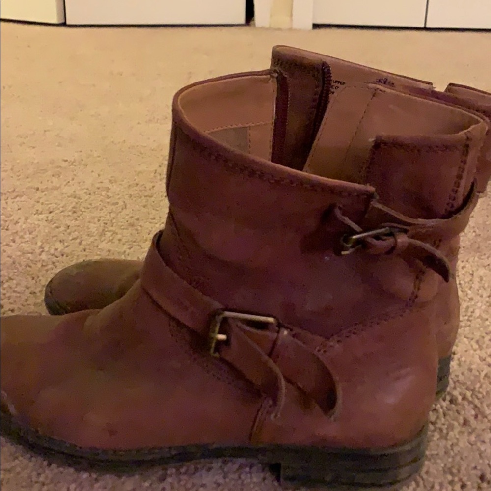 Brown booties